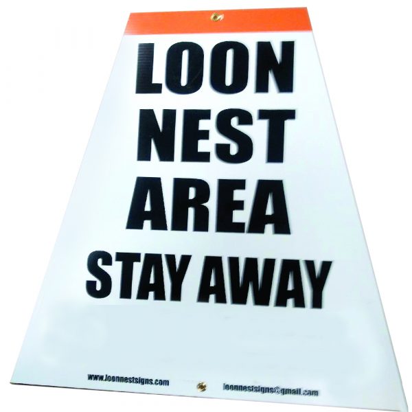 Flat Loon Nest Sign