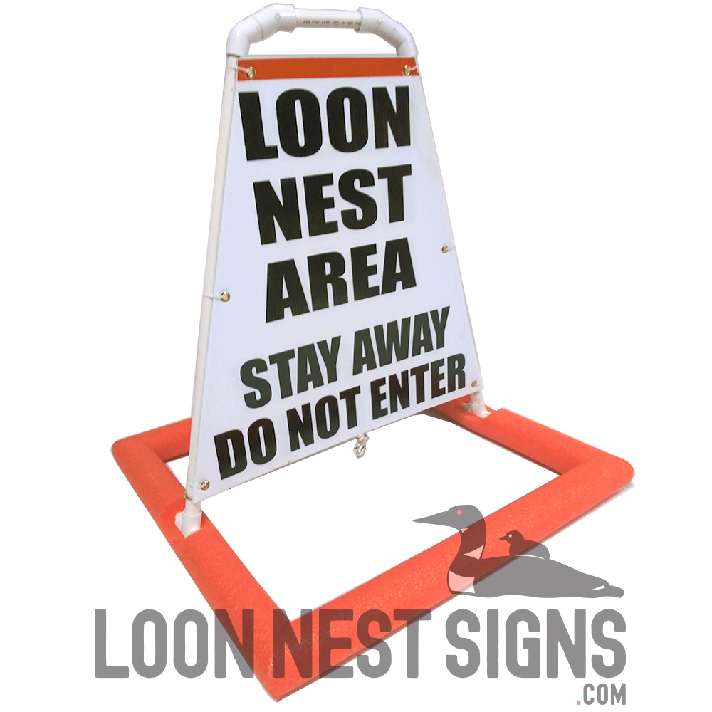 Standard 2-Sided Floating Sign – Loon Nest Signs